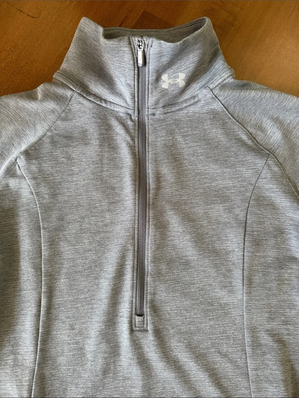 UNDER ARMOUR Gray Half-Zip Performance Pullover